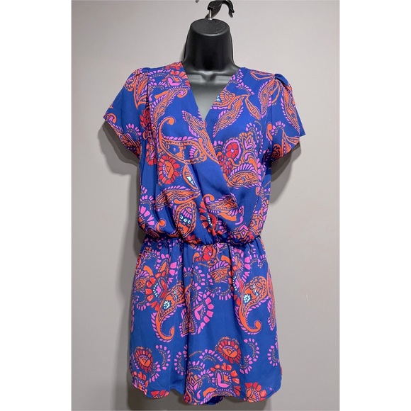 𐙚⋆˚✿˖° Everly Paisley Romper 𐙚⋆˚✿˖° - Picture 2 of 8